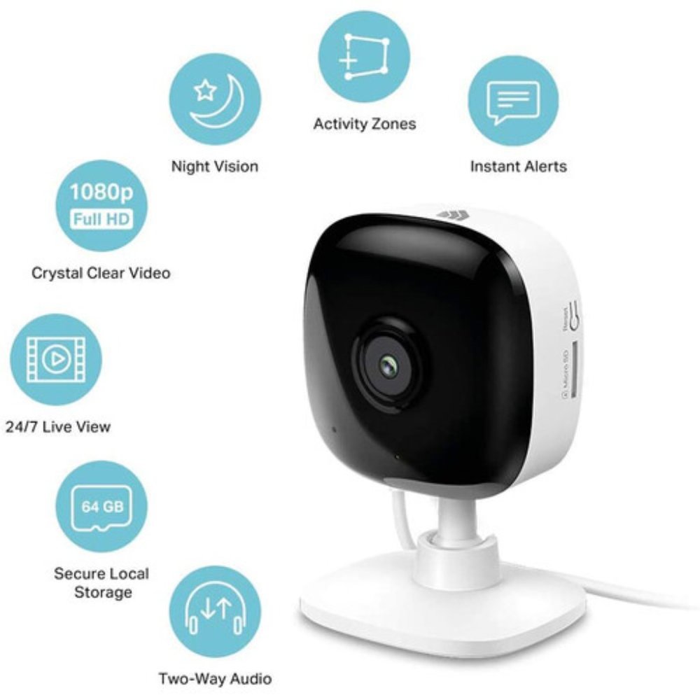 COPY - TP-Link EC60 Kasa Spot 1080p Wi-Fi Security Camera with Night Vision